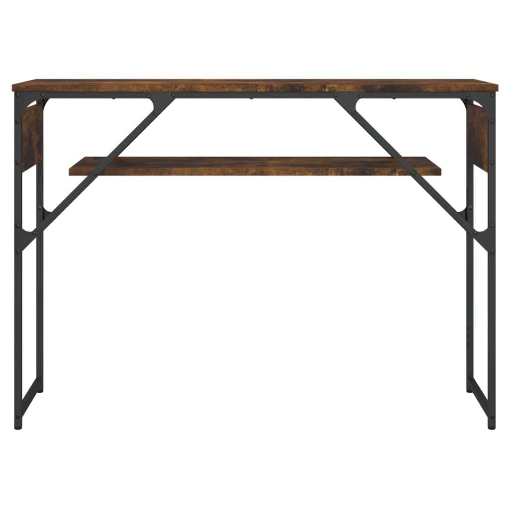 Console Table Smoked oak Engineered wood, metal