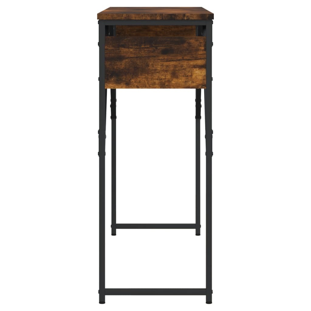 Console Table Smoked oak Engineered wood, metal