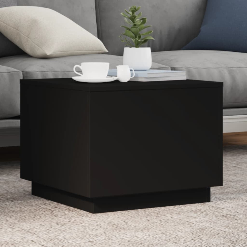 Coffee Table Black Engineered wood 19.7 in x 19.7 in x 15.7 in