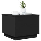Coffee Table Black Engineered wood 19.7 in x 19.7 in x 15.7 in