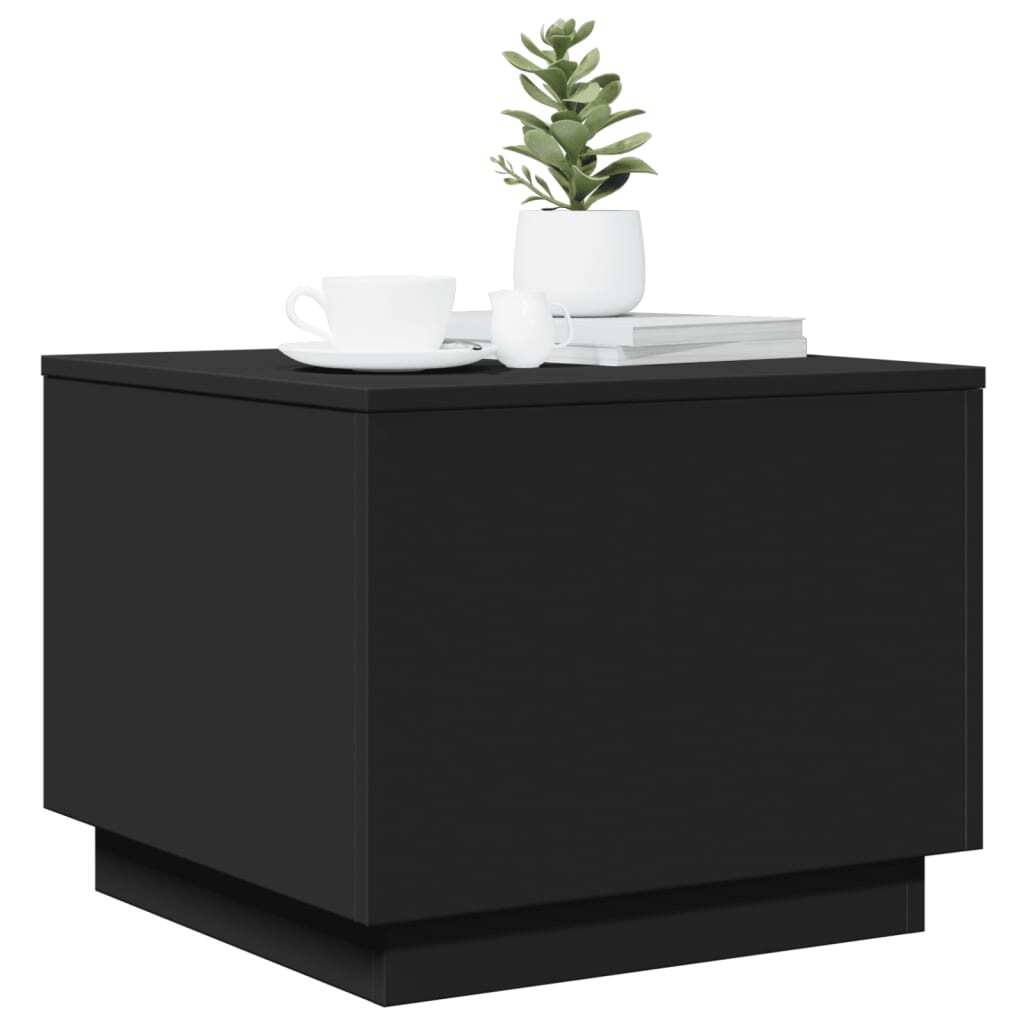 Coffee Table Black Engineered wood 19.7 in x 19.7 in x 15.7 in