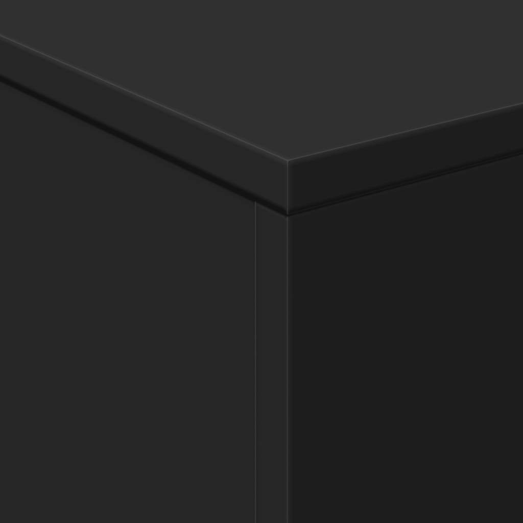 Coffee Table Black Engineered wood 19.7 in x 19.7 in x 15.7 in