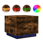 Coffee Table Smoked Oak Engineered Wood Medium Coffee Table