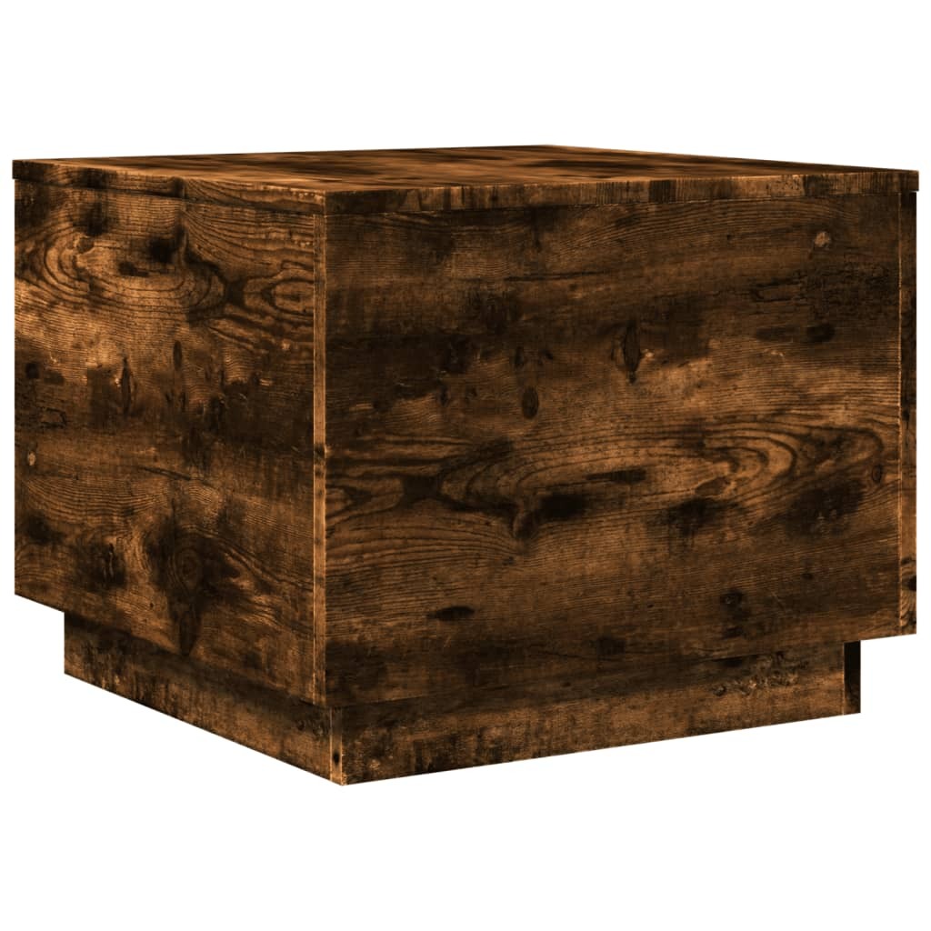 Coffee Table Smoked Oak Engineered Wood Medium Coffee Table