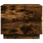 Coffee Table Smoked Oak Engineered Wood Medium Coffee Table