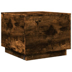 Coffee Table Smoked Oak Engineered Wood Medium Coffee Table