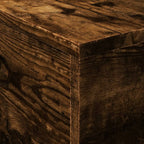 Coffee Table Smoked Oak Engineered Wood Medium Coffee Table