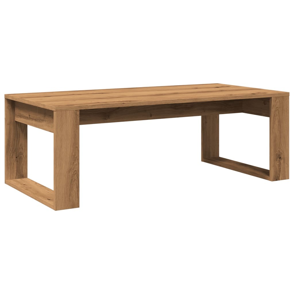 Coffee Table Artisan Oak Engineered Wood Medium Durable
