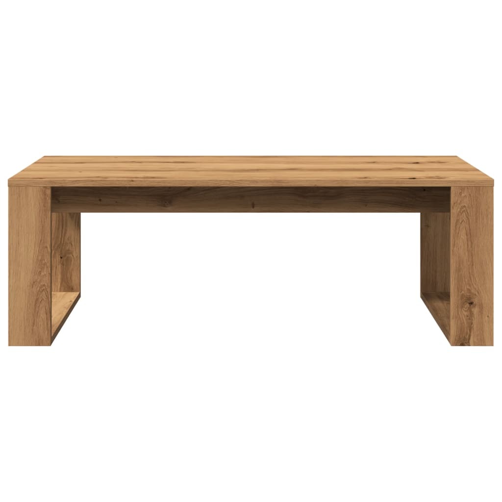 Coffee Table Artisan Oak Engineered Wood Medium Durable