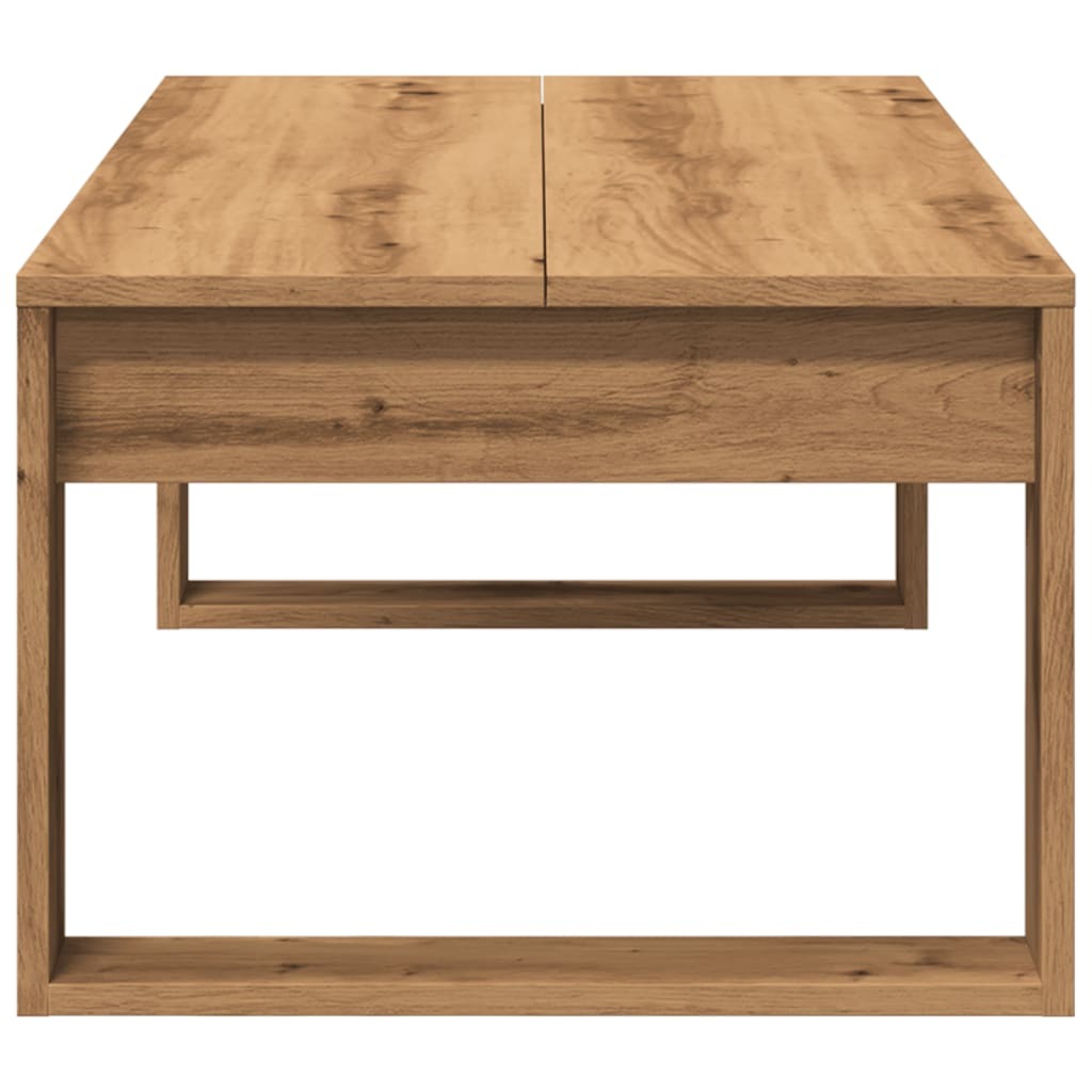 Coffee Table Artisan Oak Engineered Wood Medium Durable