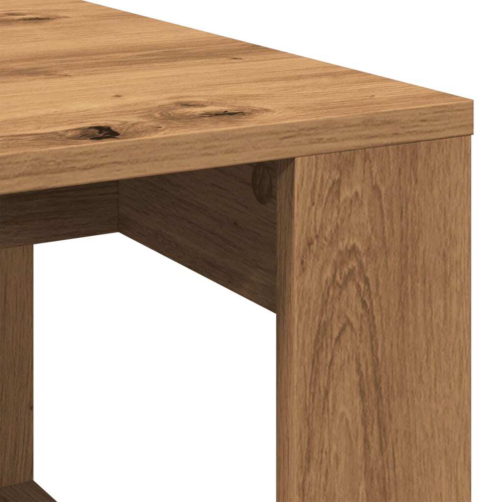 Coffee Table Artisan Oak Engineered Wood Medium Durable