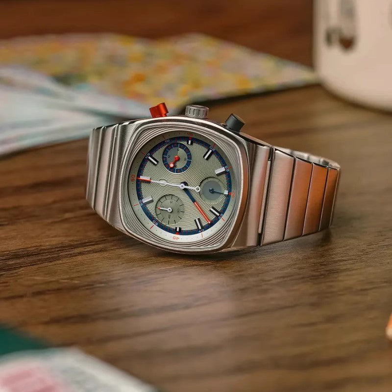 Men’s Fashion Mechanical Watch – 6-Dial Sport Design