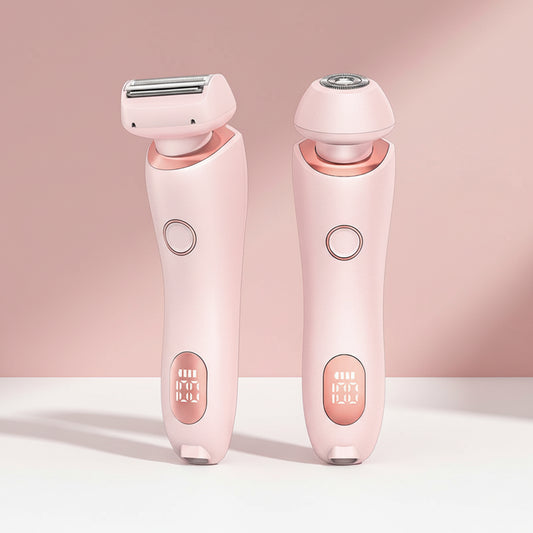 2-in-1 USB Rechargeable Hair Removal Epilator & Trimmer Women’s Face, Body, Legs, Bikini & Armpit