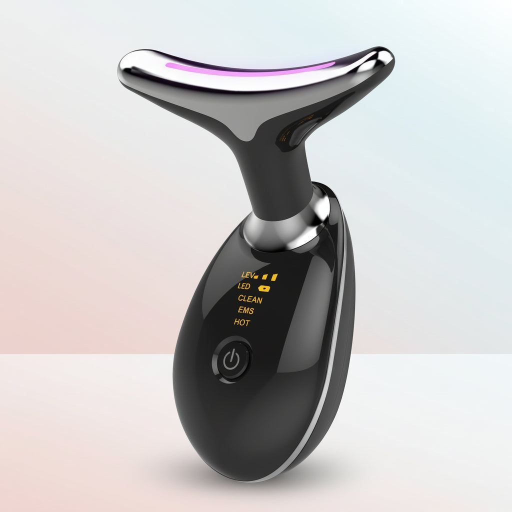 EMS Thermal Neck Lifting Massager Microcurrent Wrinkle Remover & Skin Tightening Device