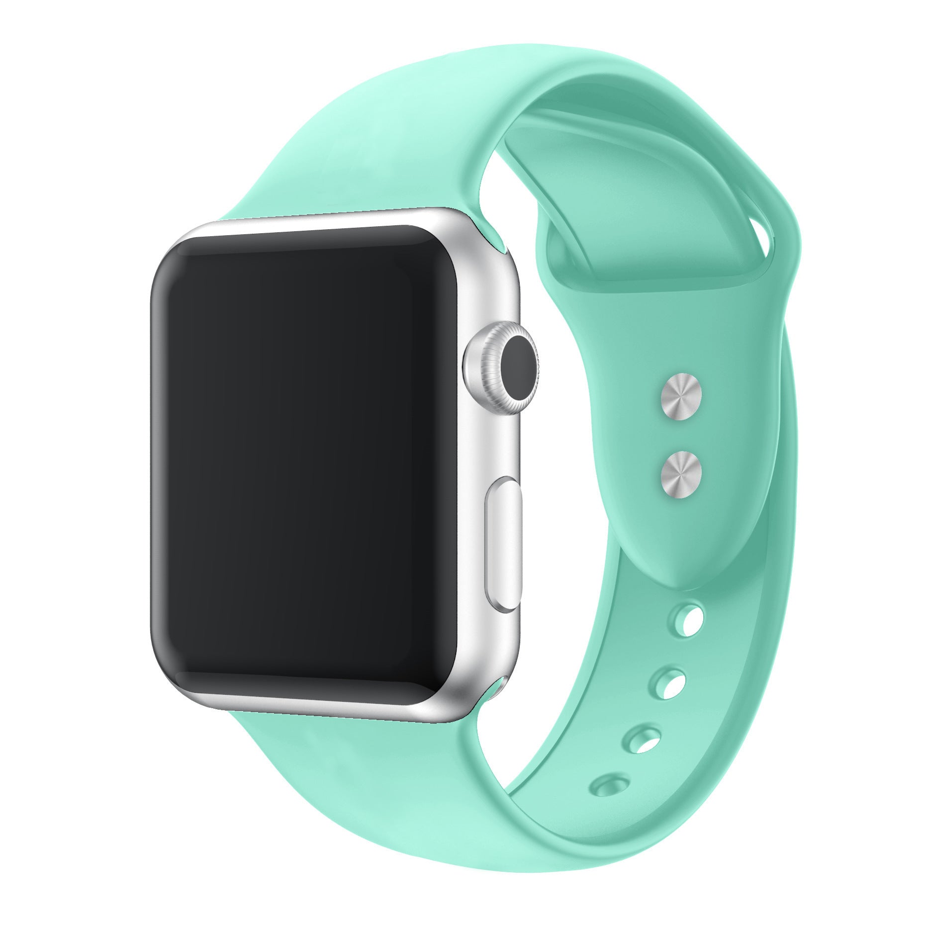 Silicone Watch Strap with Double Pin Buckle