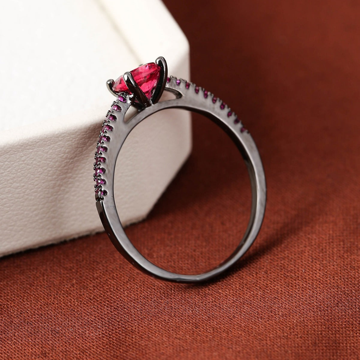 Colorful Zircon Elegant Statement Ring – Women's Fashion Jewelry