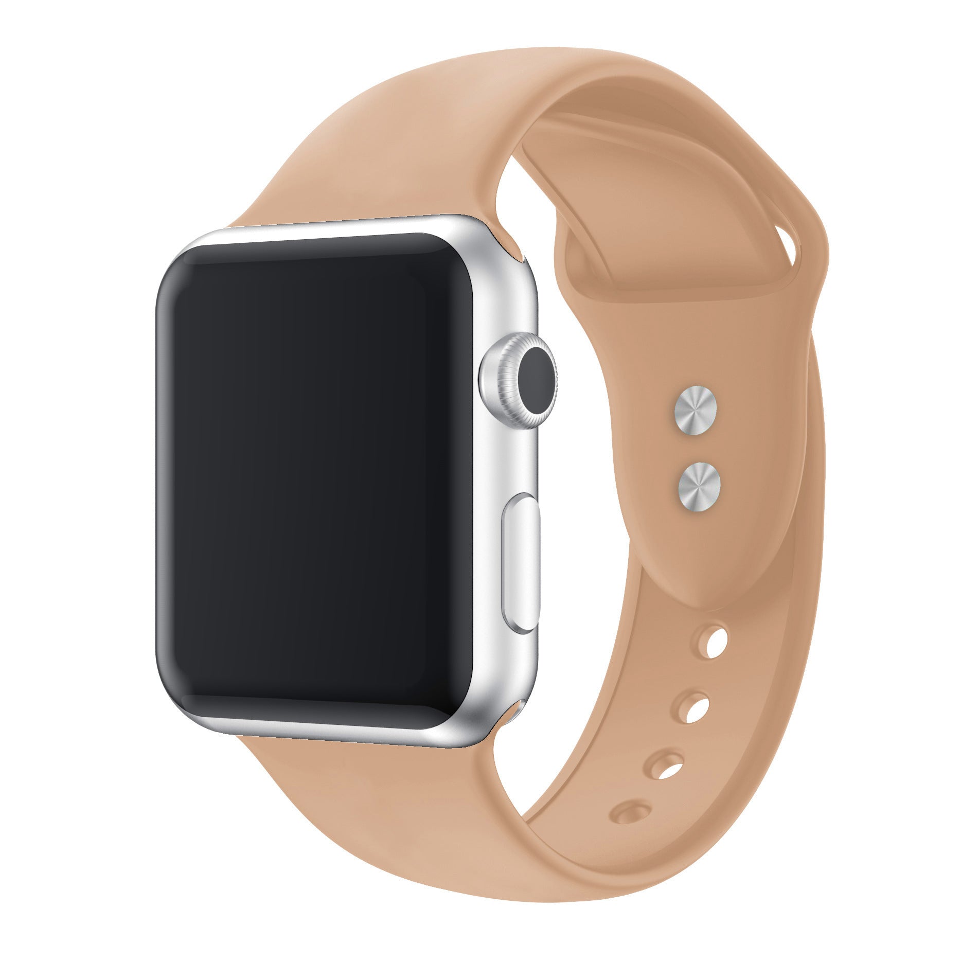 Silicone Watch Strap with Double Pin Buckle