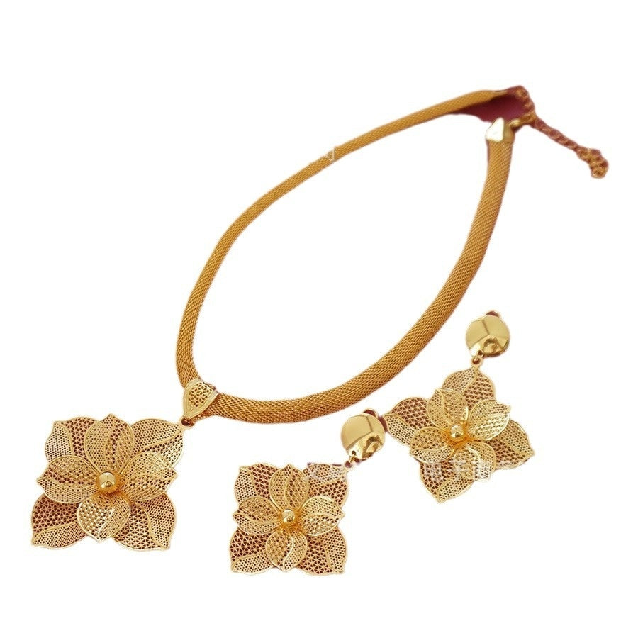 Pendant Necklace & Earrings Set – Elegant Jewelry for Weddings & Parties