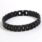 Stainless Steel Watch Band – Adjustable Bracelet for Men and Women
