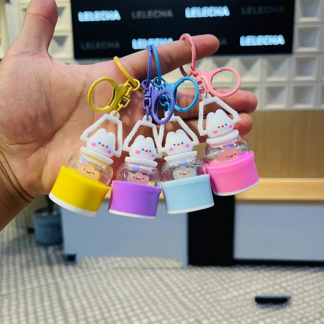 Camping Small Night Lamp Keychain Pendant | Mini LED Light Lover’s Bag Charm