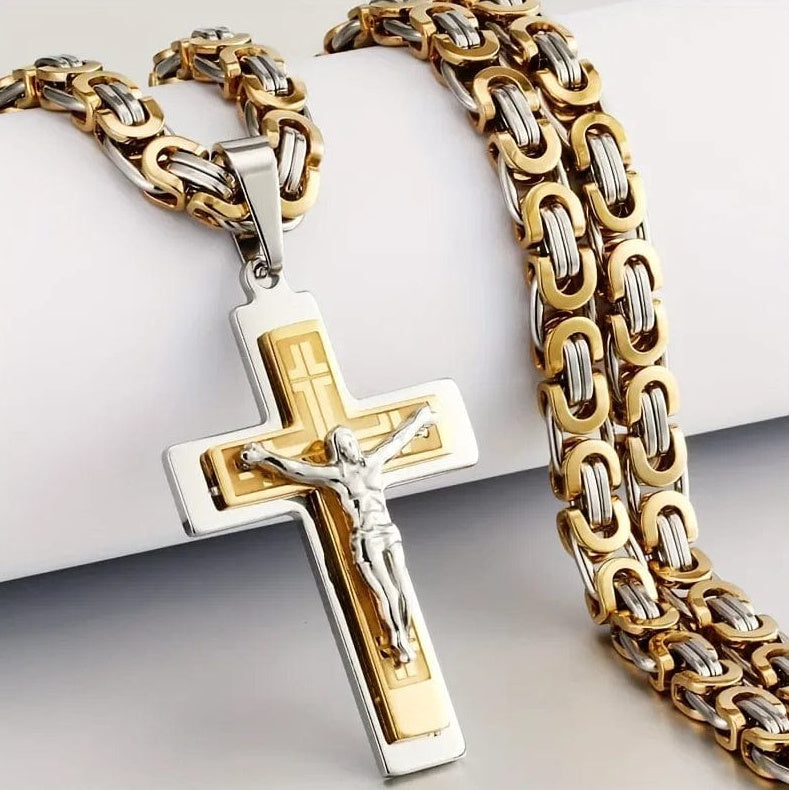 Men’s Stainless Steel Pendant – European & American Fashion Trend