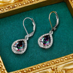 Colorful Water Drop Stone Earrings – Fashion Jewelry for Women