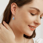 Colorful Water Drop Stone Earrings – Fashion Jewelry for Women