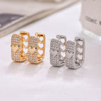 Women's Fashion Hollow Love Ear Clips – Stylish Non-Pierced Earrings