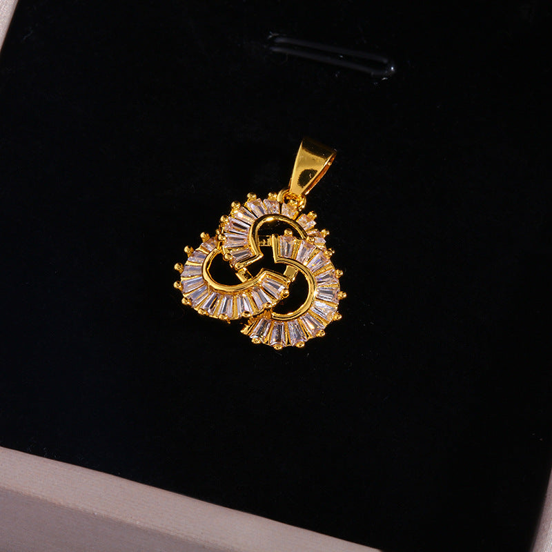 Snake Bone Chain Ginkgo Leaf Pendant – Elegant Entry-Level Lux Necklace