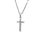 Trendy Titanium Steel Cross Necklace for Men and Women – Hip Hop Style