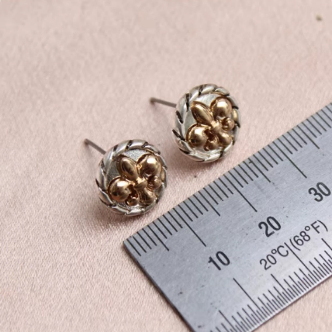 Everyday Rhinestone Inlaid Earrings – Simple & Stylish