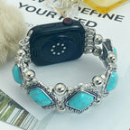 Bohemian Turquoise Smartwatch Strap – Stylish & Comfortable Replacement Band