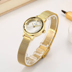 Elegant Women’s Quartz Watch – Fashion Mesh Band