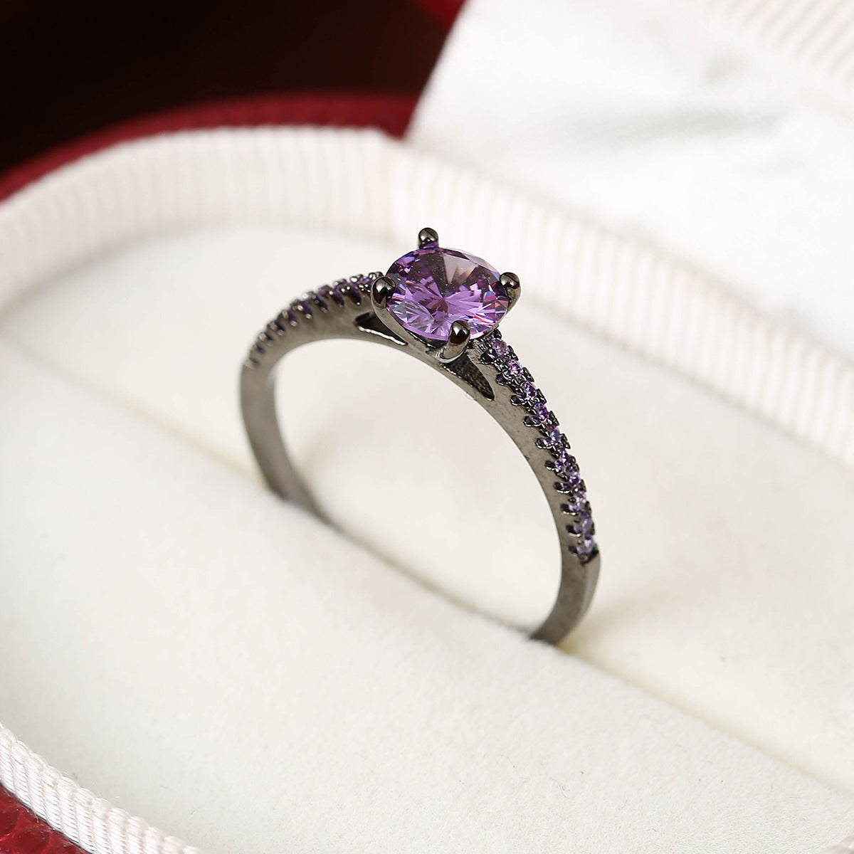 Colorful Zircon Elegant Statement Ring – Women's Fashion Jewelry