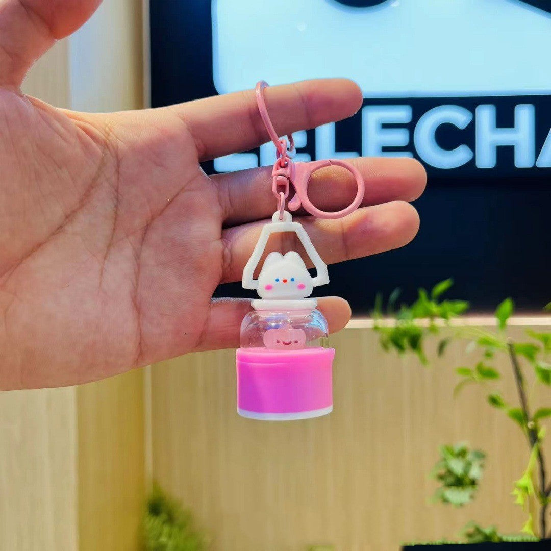 Camping Small Night Lamp Keychain Pendant | Mini LED Light Lover’s Bag Charm