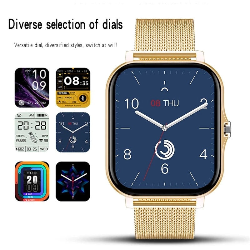 Magnetic Charging Sports Smartwatch – Durable & High Performance
