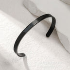 Minimalist Adjustable Bracelet with English Letters