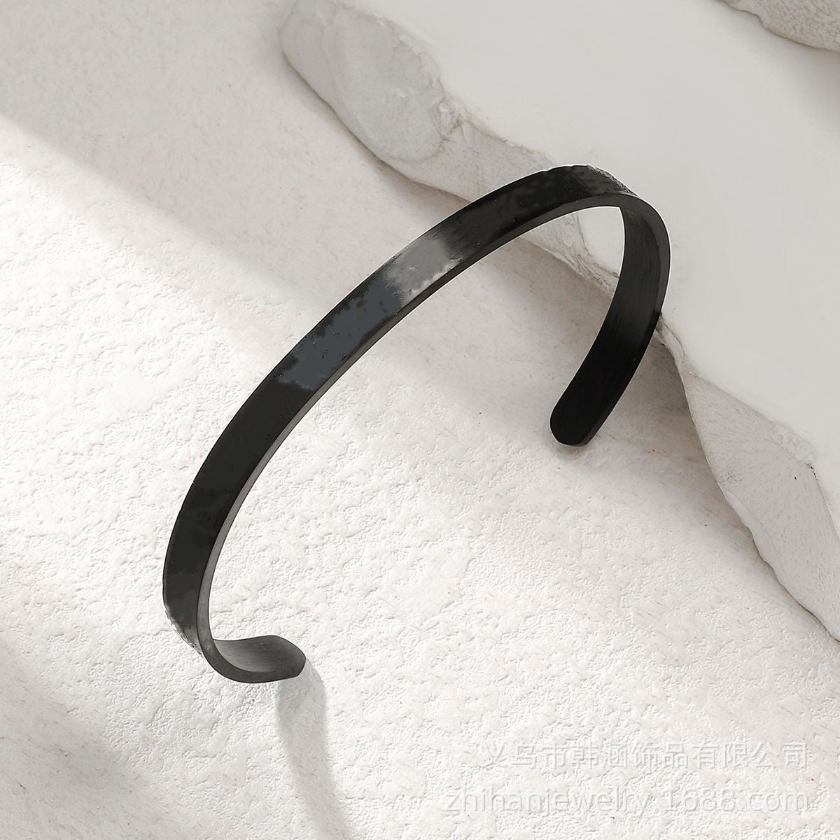 Minimalist Adjustable Bracelet with English Letters
