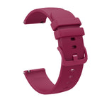 Universal Flat Silicone Watch Strap – Matching Color Buckle