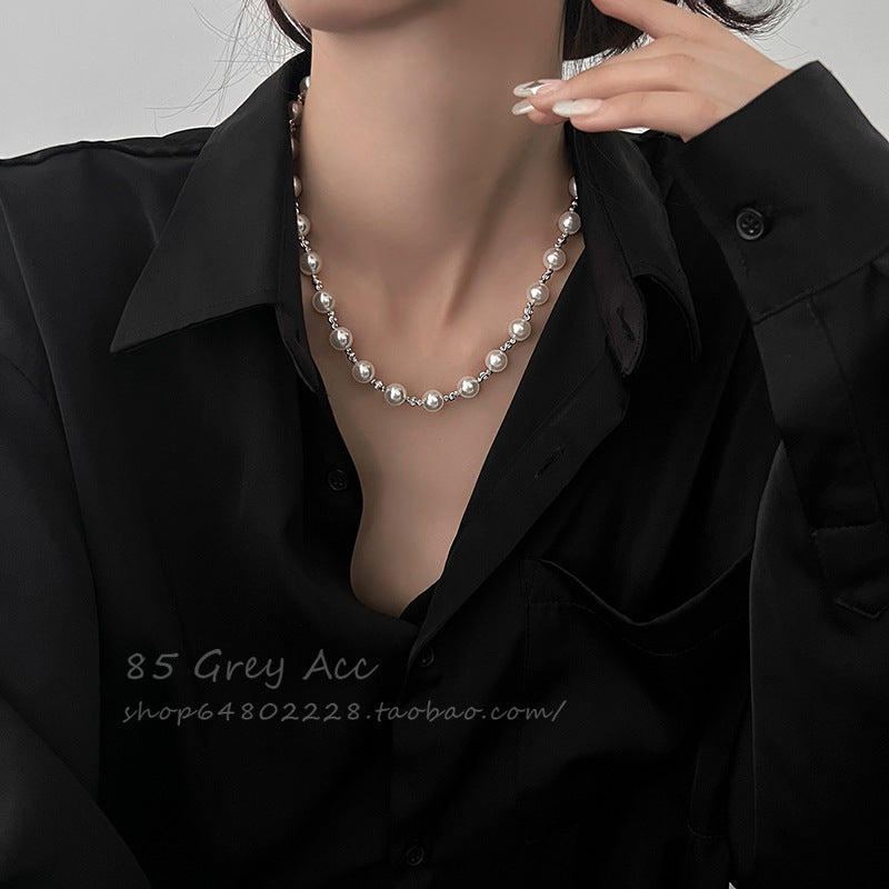 Women's Luxury Clavicle Chain Sweater – High-End, Elegant Autumn/Winter Design