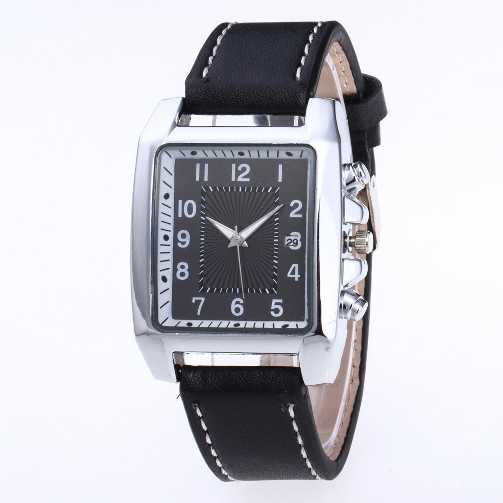 Men’s Stylish Square Dial Fashion Watch