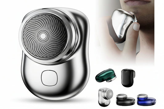 Mini Portable Electric Shaver – USB Rechargeable Cordless Face Razor for Men (Wet & Dry)