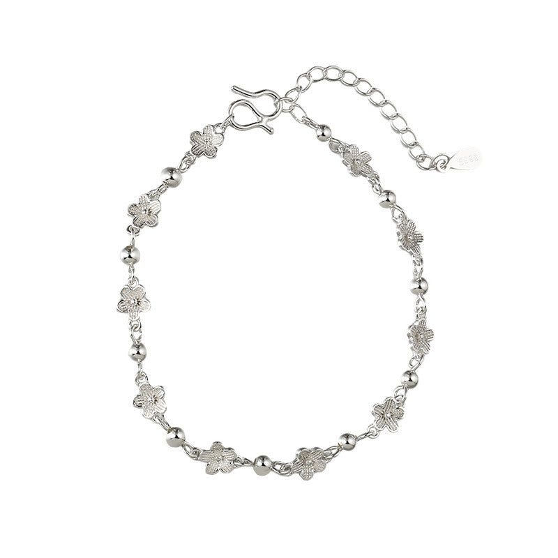 Dignified Floral Bracelet – Sweet All-Match Design for Women