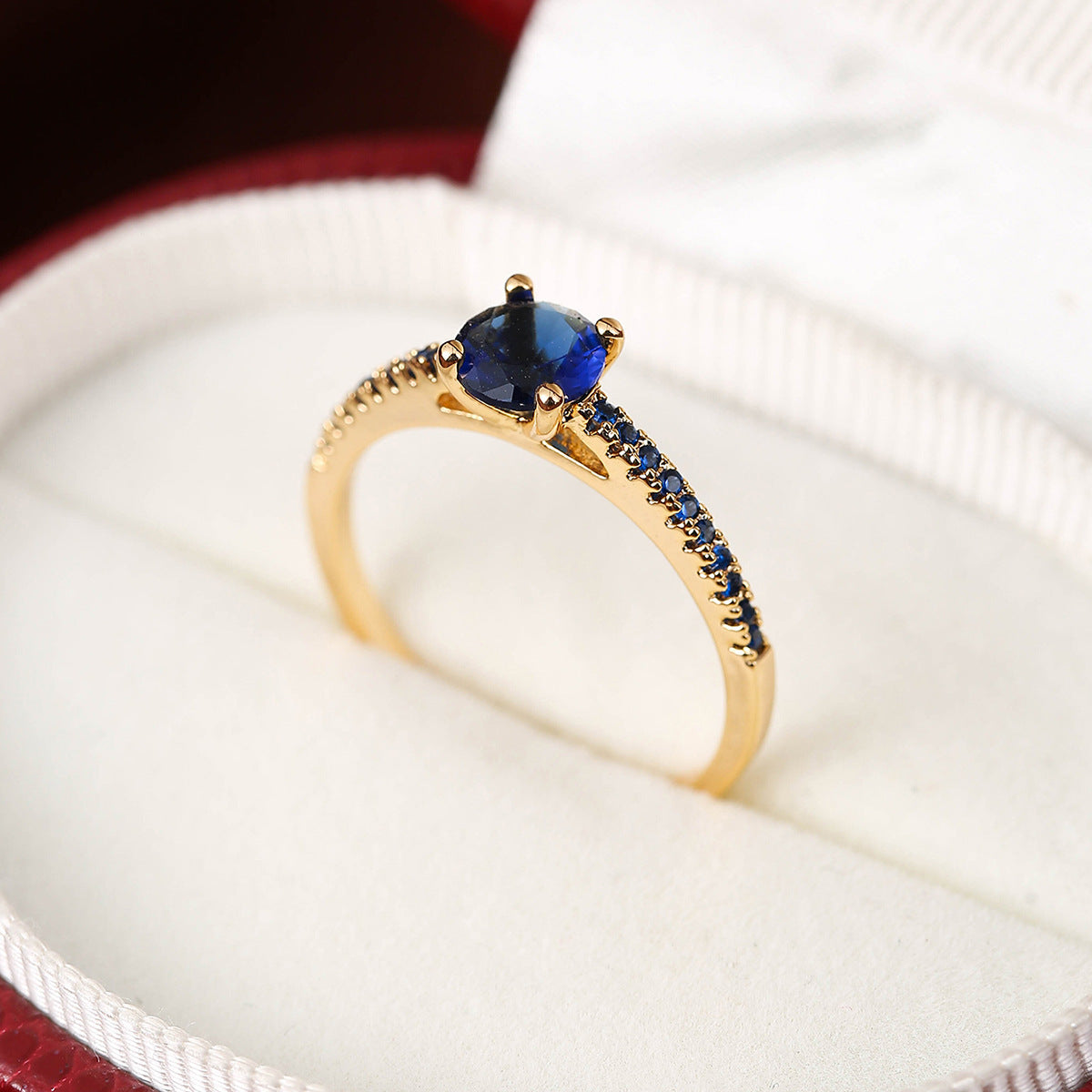 Colorful Zircon Elegant Statement Ring – Women's Fashion Jewelry