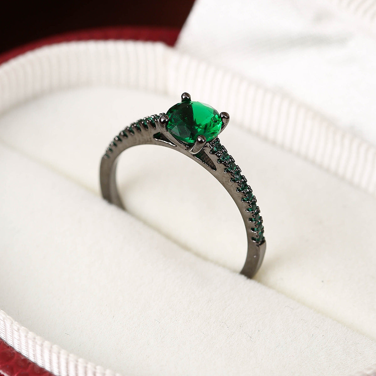 Colorful Zircon Elegant Statement Ring – Women's Fashion Jewelry