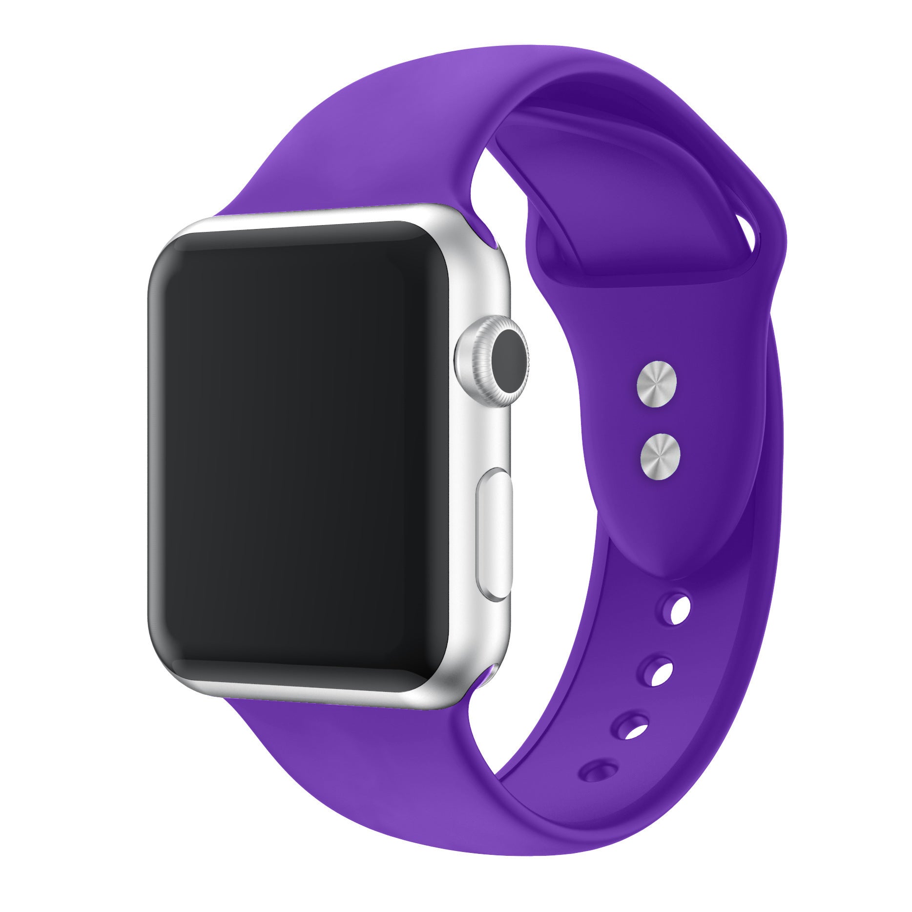 Silicone Watch Strap with Double Pin Buckle