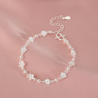 Dignified Floral Bracelet – Sweet All-Match Design for Women