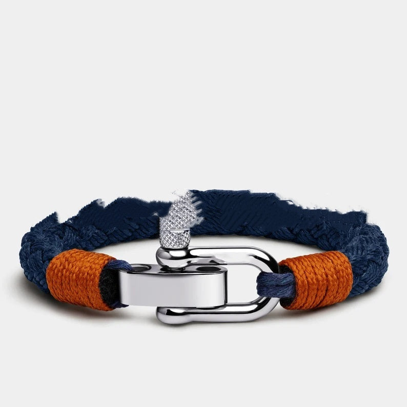 Nautical Stainless Steel U-Shaped Buckle Bracelet – Cross-Border Wholesale
