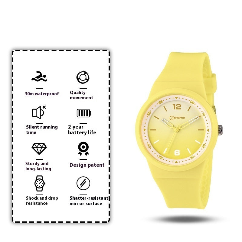 Children's Quartz Watch for Girls – Stylish Student Timepiece
