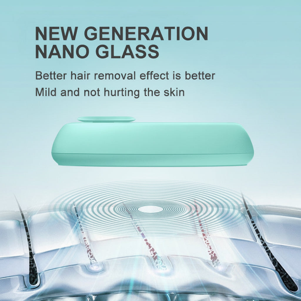 Crystal Hair Eraser. Painless Hair Removal & Exfoliating Tool for Women & Men